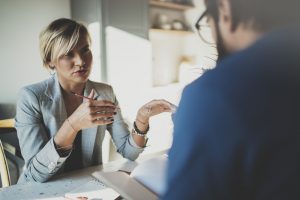 Coworkers,Working,Process,At,Home.young,Blonde,Woman,Working,Together,With